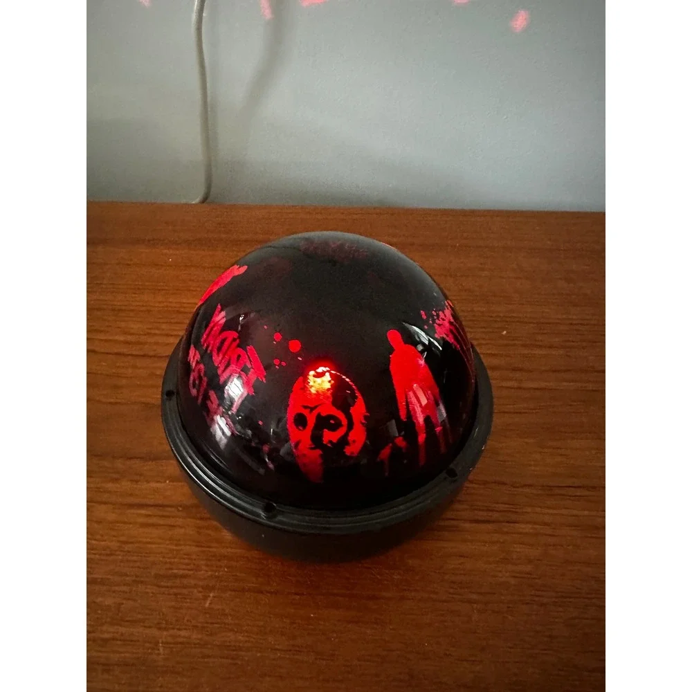Friday the 13th Jason Voorhees Shadow Projector Gemmy Industries Red Light Dome